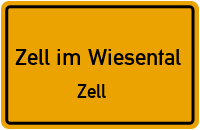 Schopfheimer Straße in 79669 Zell im Wiesental (Zell)