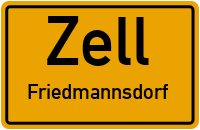 Straßen in Zell Friedmannsdorf