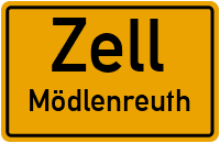 Straßen in Zell Mödlenreuth