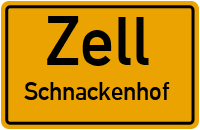 Straßen in Zell Schnackenhof