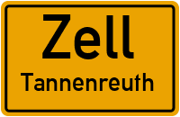 Straßen in Zell Tannenreuth