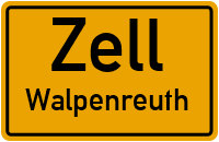 Straßen in Zell Walpenreuth