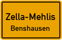 Reitgasse in 98544 Zella-Mehlis (Benshausen)