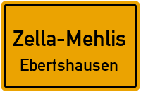 Ebertshäuser Hauptstraße in Zella-MehlisEbertshausen