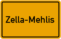 Wo liegt Zella-Mehlis?