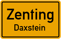 Straßenverzeichnis Zenting Daxstein
