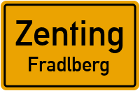 Straßenverzeichnis Zenting Fradlberg