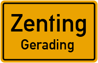 Straßenverzeichnis Zenting Gerading