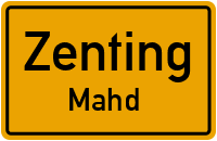 Straßenverzeichnis Zenting Mahd
