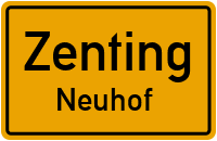 Straßenverzeichnis Zenting Neuhof