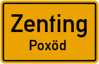 Straßenverzeichnis Zenting Poxöd