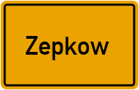Wiesenstraße in Zepkow