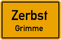 Hubertusstraße in ZerbstGrimme