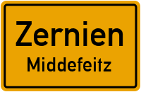 Straßen in Zernien Middefeitz
