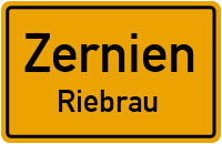 Straßenverzeichnis Zernien Riebrau
