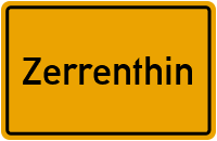 Kirchenstraße in Zerrenthin