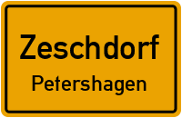Petersdorfer Straße in ZeschdorfPetershagen