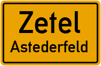Collsteder Straße in ZetelAstederfeld