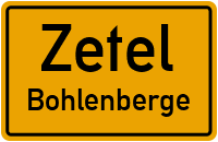 Straßenverzeichnis Zetel Bohlenberge