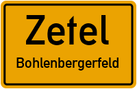 Betonstraße in ZetelBohlenbergerfeld