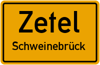 Bahnweg in ZetelSchweinebrück