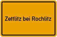 City Sign Zettlitz bei Rochlitz