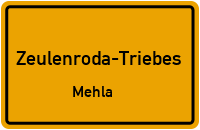 Mehlaer Weg in 07950 Zeulenroda-Triebes (Mehla)
