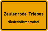 Niederböhmersdorf in Zeulenroda-TriebesNiederböhmersdorf