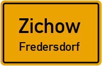 Siedlungsstraße in ZichowFredersdorf