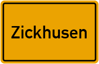 City Sign Zickhusen