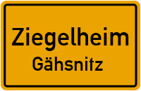 August-Bebel-Straße in ZiegelheimGähsnitz