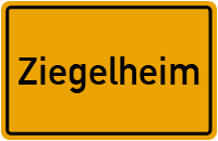 City Sign Ziegelheim