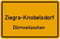Dorfstraße in Ziegra-KnobelsdorfDürrweitzschen