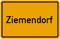 City Sign Ziemendorf