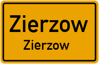 Grabower Chaussee in ZierzowZierzow