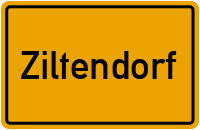 Ortsschild von Gemeinde Ziltendorf in Brandenburg
