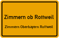 Heubergstraße in Zimmern ob RottweilZimmern Oberbayern Rottweil
