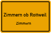 Römerallee in 78658 Zimmern ob Rottweil (Zimmern)