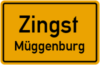 Dorfstraße in ZingstMüggenburg