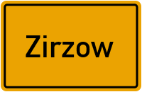 Kalübber Straße in Zirzow