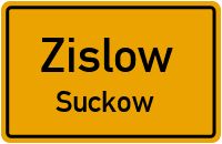 Landstraße in ZislowSuckow