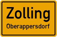 Angerstraße in ZollingOberappersdorf