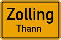 Heckenweg in ZollingThann