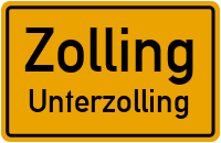 Bahnhofstraße in ZollingUnterzolling