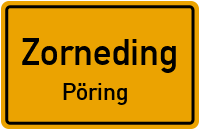 Straßenverzeichnis Zorneding Pöring