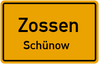 Straßenverzeichnis Zossen Schünow