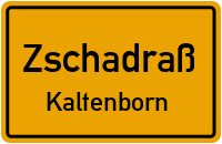 Kaltenborner Street in ZschadraßKaltenborn