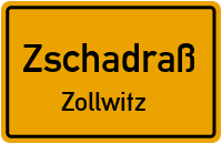 Hauptstraße in ZschadraßZollwitz
