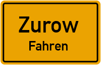 Dorfstraße Fahren in ZurowFahren