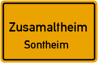Lange Gasse in ZusamaltheimSontheim
